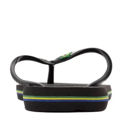 Womens Havaianas Brazil Logo Flip-Flop - Black