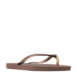 Womens Havaianas Slim Flip-Flop - Dark Brown