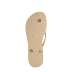 Womens Havaianas Slim Flip-Flop - Sand Grey / Light Golden
