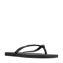 Womens Havaianas Slim Square Flip-Flop - Black