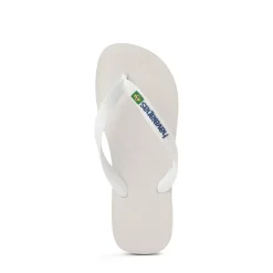 Womens Havaianas Slim Square Flip-Flop - White