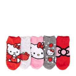 Womens Hello Kitty® No Show Socks 5 Pack - Multicolor