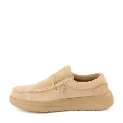 Womens HEYDUDE Wendy Comf Suede Slip-On Casual Shoe - Tan
