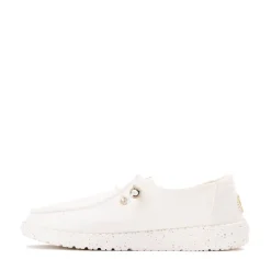 Womens HEYDUDE Wendy Elevated Basics Slip-On Casual Shoe - White