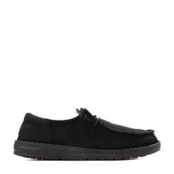 Womens HEYDUDE Wendy Funk Slip-On Casual Shoe - Black Monochrome