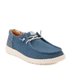 Womens HEYDUDE Wendy Funk Slip-On Casual Shoe - Denim