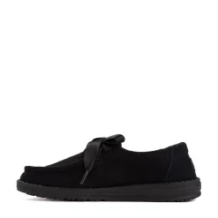 Womens HEYDUDE Wendy Lace Slip-On Casual Shoe - Black