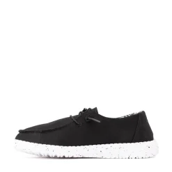 Womens HEYDUDE Wendy Slip-On Casual Shoe - Black / Odyssey