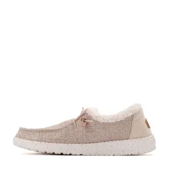 Womens HEYDUDE Wendy Slip-On Casual Shoe - Natural