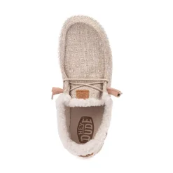 Womens HEYDUDE Wendy Slip-On Casual Shoe - Natural
