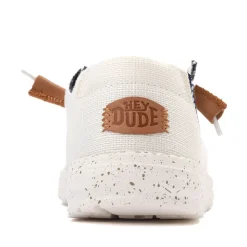 Womens HEYDUDE Wendy Slip-On Casual Shoe - White