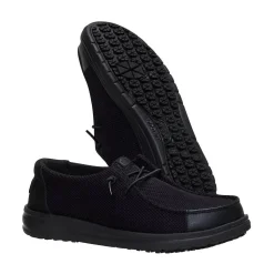 Womens HEYDUDE Wendy Work CE Casual Shoe - Black