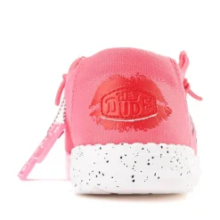Womens HEYDUDE x Mean Girls Wendy Burn Book Slip-On Casual Shoe - Pink