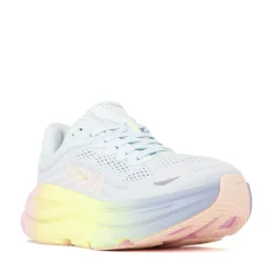 Womens HOKA Bondi 9 Running Shoe - Glimmering Blue / Overcast