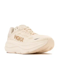 Womens HOKA Bondi 9 Running Shoe - Vanilla / Birch