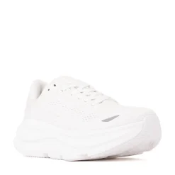 Womens HOKA Bondi 9 Running Shoe - White / White