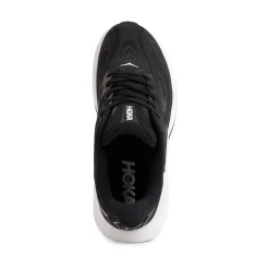 Womens HOKA Clifton 10 Athletic Shoe - Black / White