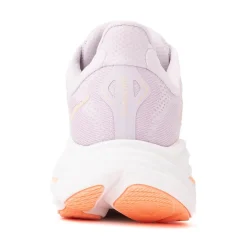 Womens HOKA Clifton 10 Athletic Shoe - Lilac Cream / Tangerine Glow