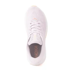 Womens HOKA Clifton 10 Athletic Shoe - Lilac Cream / Tangerine Glow