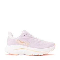 Womens HOKA Clifton 10 Athletic Shoe - Lilac Cream / Tangerine Glow