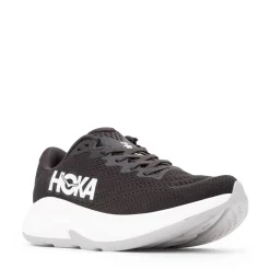 Womens HOKA Rincon 4 Athletic Shoe - Black / White