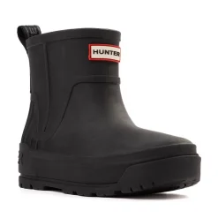 Womens Hunter Wales Rain Boot - Black