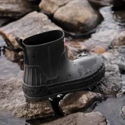 Womens Hunter Wales Rain Boot - Black