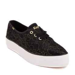 Womens Keds Point Platform Sneaker - Black