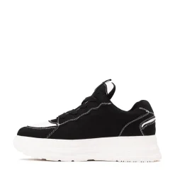 Womens KOI Footwear Petal Husk Chunky Trainer - Black