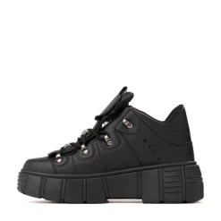 Womens KOI Footwear Rimo Core Chunky Trainer - Black