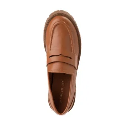 Womens Madden Girl Harlee Platform Penny Loafer - Tan