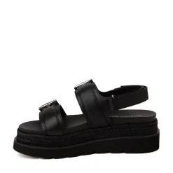 Womens Madden Girl Mason Platform Sandal - Black