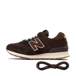 Womens New Balance 574 Athletic Shoe - Brown / Angora
