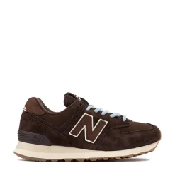 Womens New Balance 574 Athletic Shoe - Brown / Angora