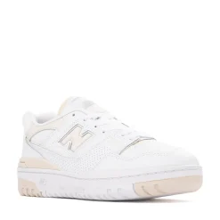 Womens New Balance 550 Athletic Shoe - White / Beige