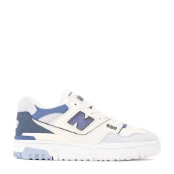 Womens New Balance 550 Athletic Shoe - White / Blue