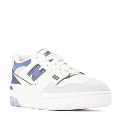 Womens New Balance 550 Athletic Shoe - White / Blue