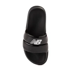 Womens New Balance 200 Puffy Slide Sandal - Black
