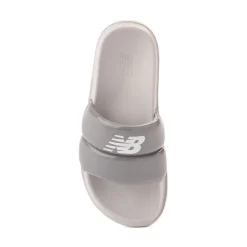 Womens New Balance 200 Puffy Slide Sandal - Slate