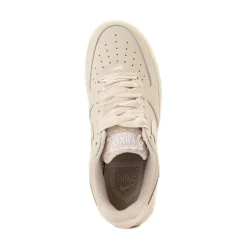 Womens Nike Air Force 1 Retro Premium Athletic Shoe - Oatmeal / Pale Ivory / Oatmeal
