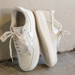 Womens Nike Air Force 1 Retro Premium Athletic Shoe - Oatmeal / Pale Ivory / Oatmeal