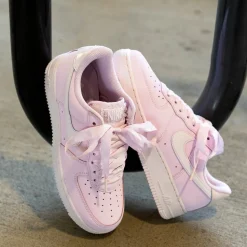 Womens Nike Air Force 1 Retro Premium Athletic Shoe - Pink Foam / Pearl Pink / Pink Foam