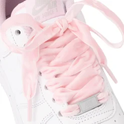 Womens Nike Air Force 1 '07 Vintage Athletic Shoe - Pink Foam / Grey Fog / Metallic Silver / White