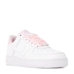 Womens Nike Air Force 1 '07 Vintage Athletic Shoe - Pink Foam / Grey Fog / Metallic Silver / White