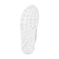 Womens Nike Air Max 90 Athletic Shoe - White / White / Black