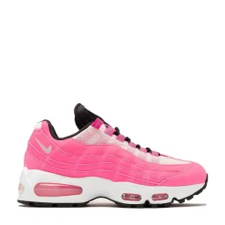 Womens Nike Air Max 95 Big Bubble Athletic Shoe - Pink Glow / Metallic Silver / Off Noir