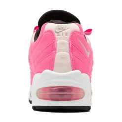 Womens Nike Air Max 95 Big Bubble Athletic Shoe - Pink Glow / Metallic Silver / Off Noir