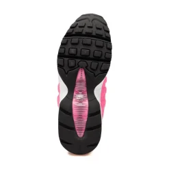 Womens Nike Air Max 95 Big Bubble Athletic Shoe - Pink Glow / Metallic Silver / Off Noir