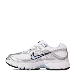 Womens Nike Air Max Moto 2K Athletic Shoe - White / Metallic Silver / Black / Hydrogen Blue