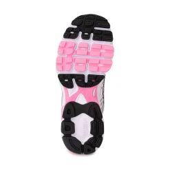 Womens Nike Air Max Moto 2K Athletic Shoe - White / Metallic Silver / Black / Pink Spell